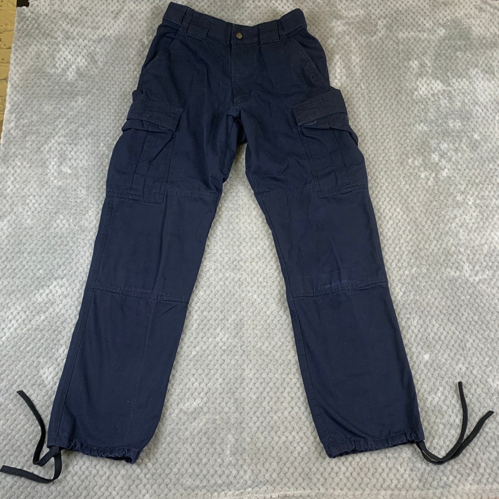 5.11 Tactical Cargo‎ Pants Men's Small Regular Navy Ripstop Work Outdoor 1974